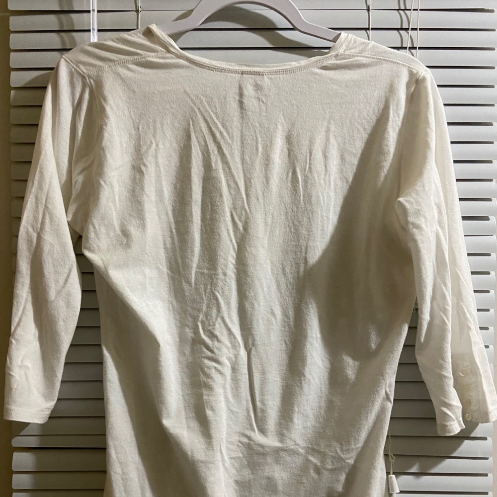 White lucky long sleeve